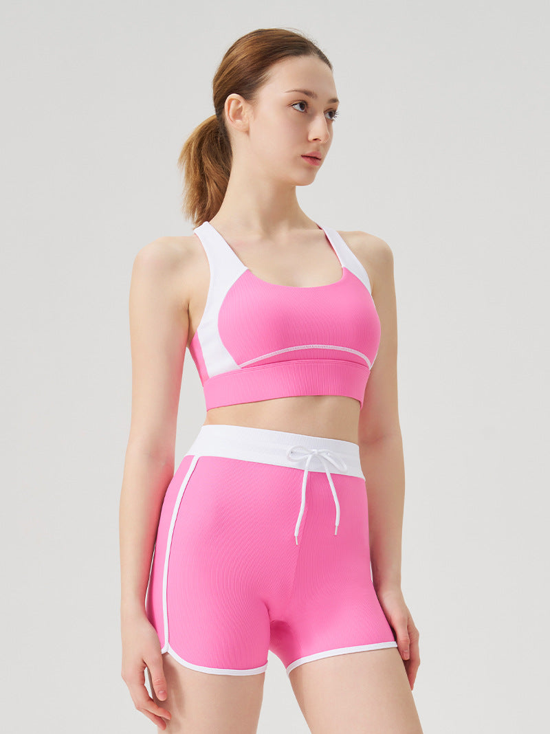 Women's High Waist Yoga Running Sportswear Set