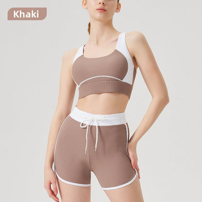 Women's High Waist Yoga Running Sportswear Set