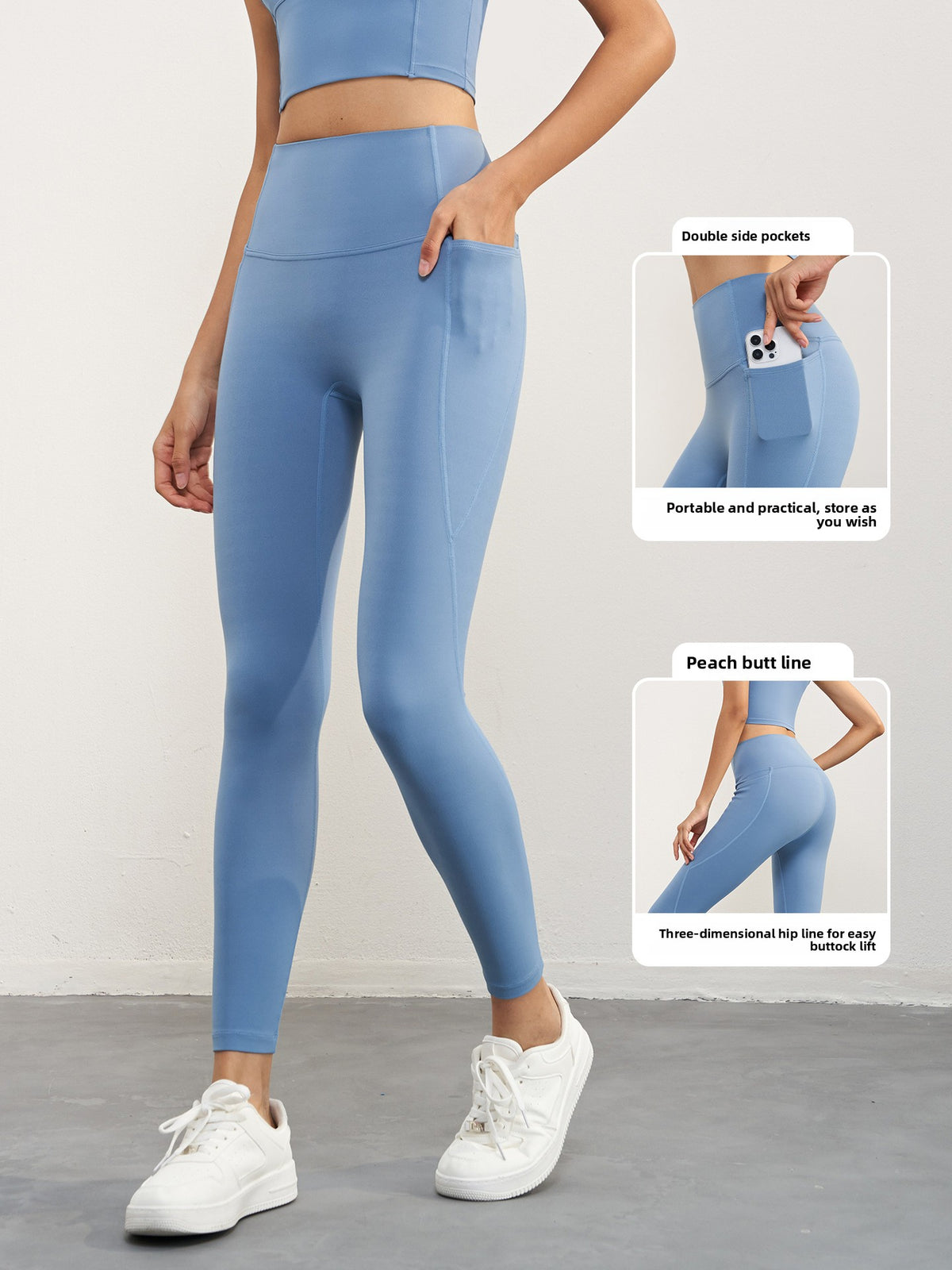 Women's High-Waisted Thickened Sports Tights