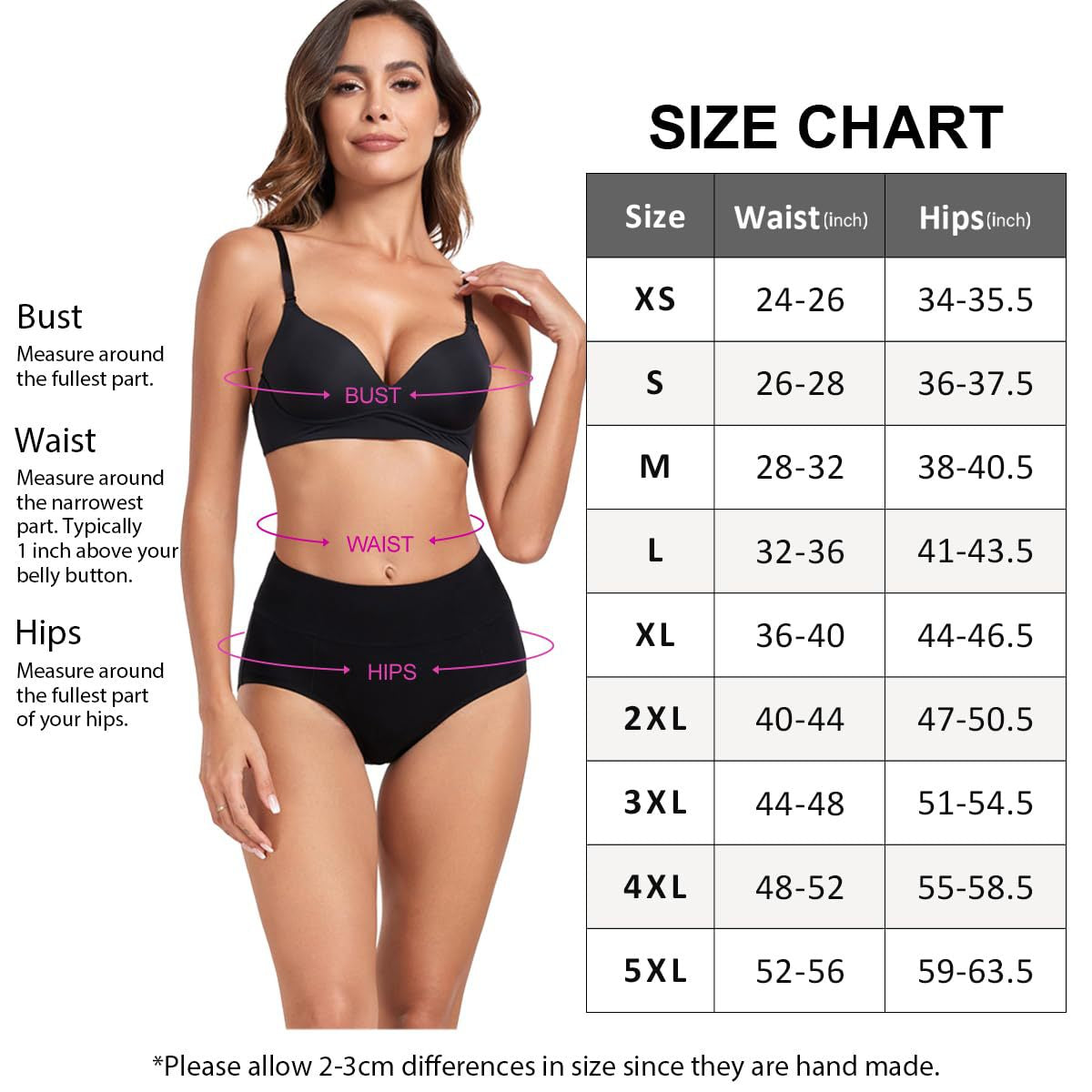 Women's high-waisted underwear