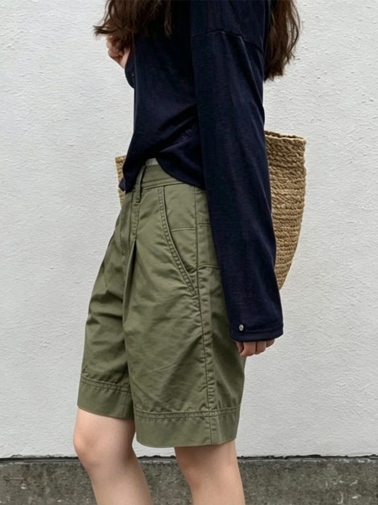 Women's High-Waisted Wide-Leg Casual Pants