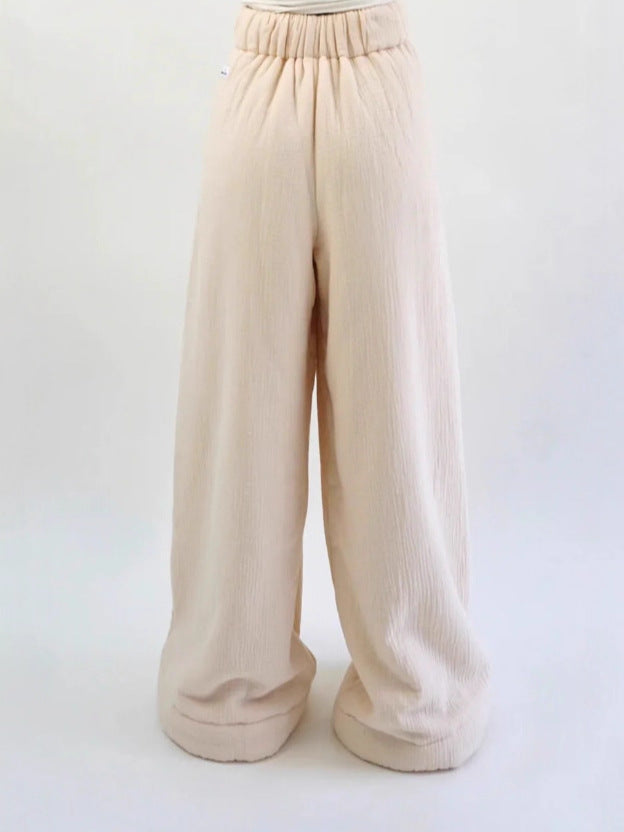 Women's High-Waisted Wide-Leg Casual Pants