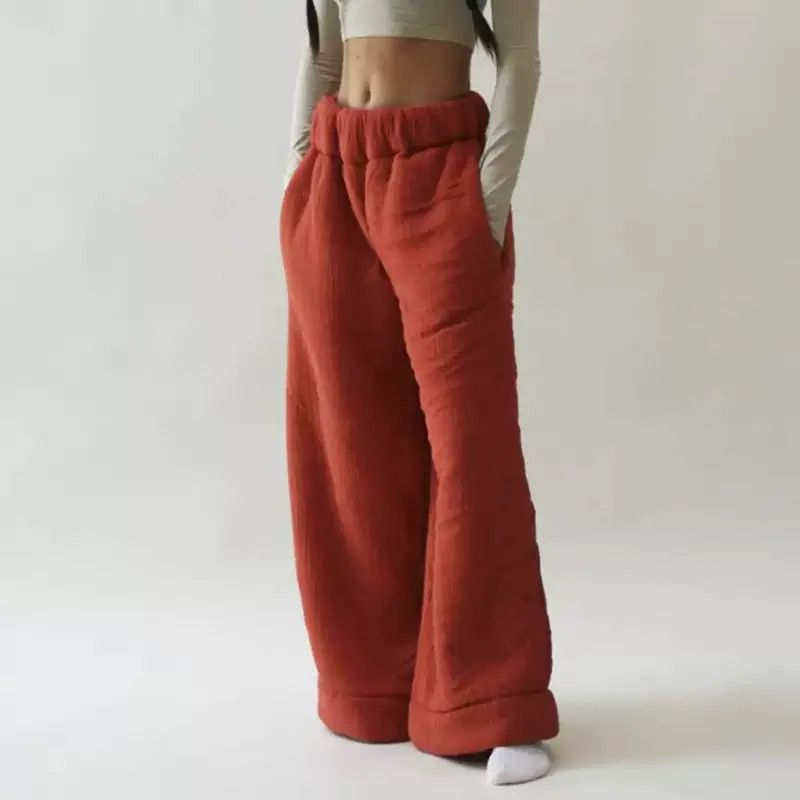 Women's High-Waisted Wide-Leg Casual Pants