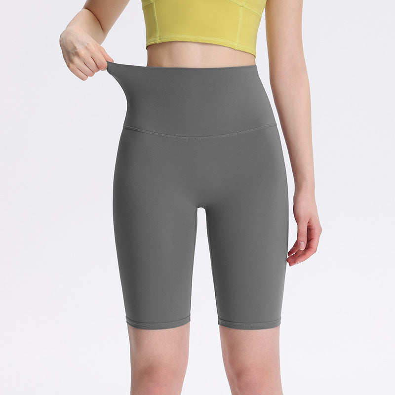 Women's High-Waisted Yoga Cycling Shorts Quick-Dry Fitness