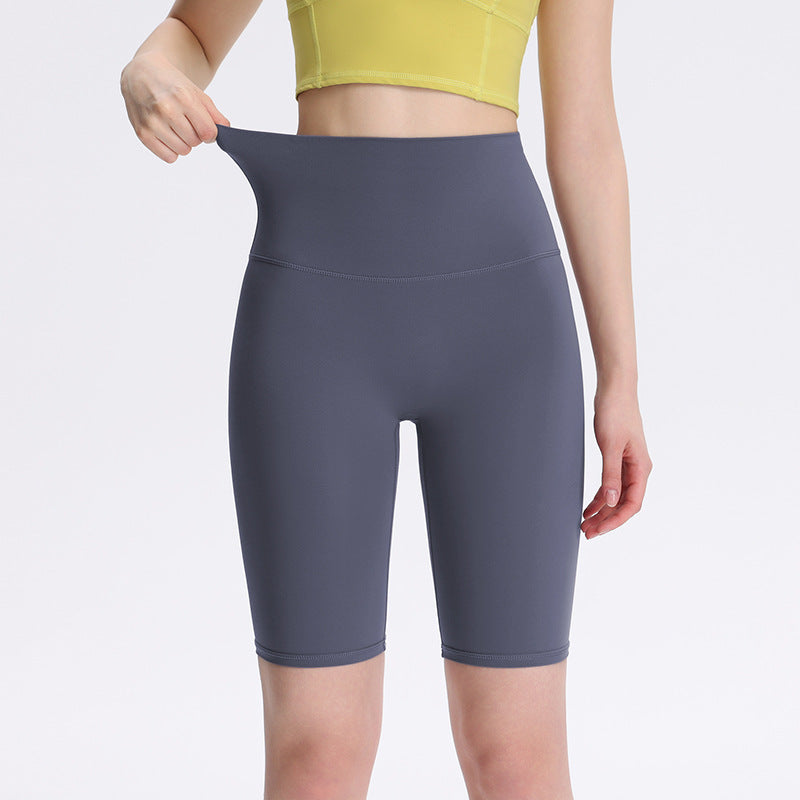 Women's High-Waisted Yoga Cycling Shorts Quick-Dry Fitness