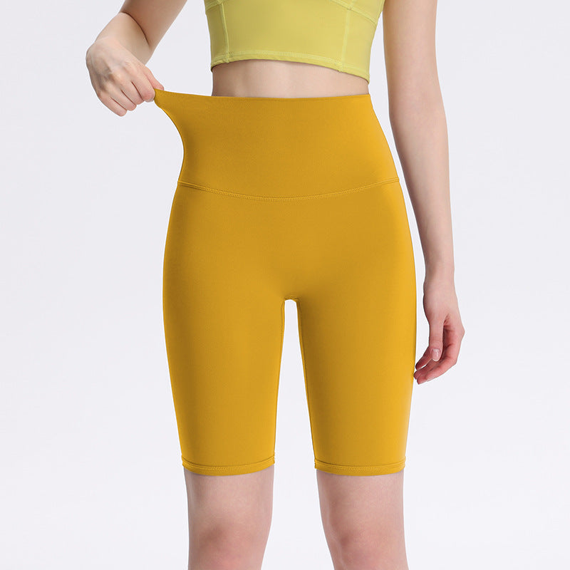 Women's High-Waisted Yoga Cycling Shorts Quick-Dry Fitness