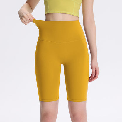 Women's High-Waisted Yoga Cycling Shorts Quick-Dry Fitness