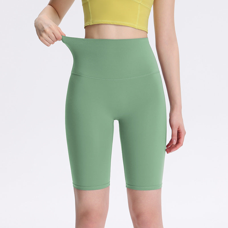 Women's High-Waisted Yoga Cycling Shorts Quick-Dry Fitness