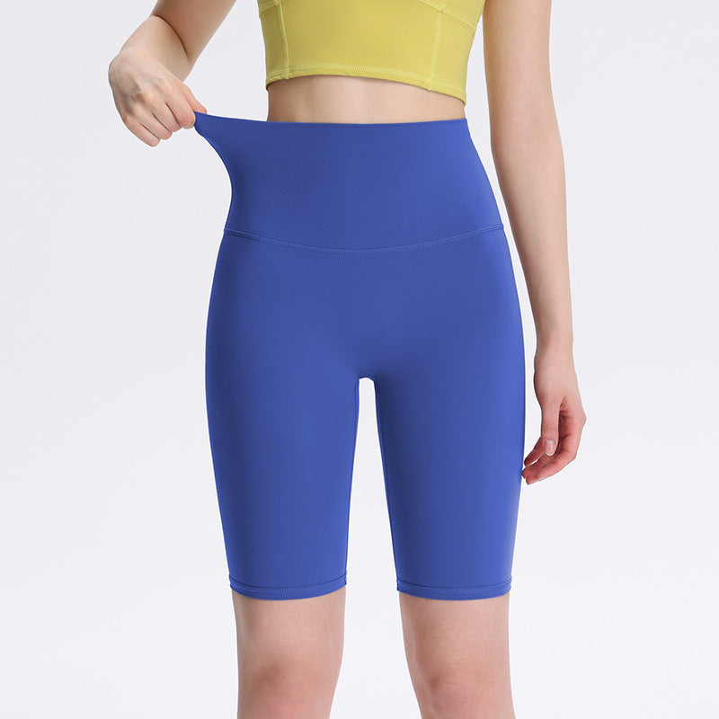 Women's High-Waisted Yoga Cycling Shorts Quick-Dry Fitness