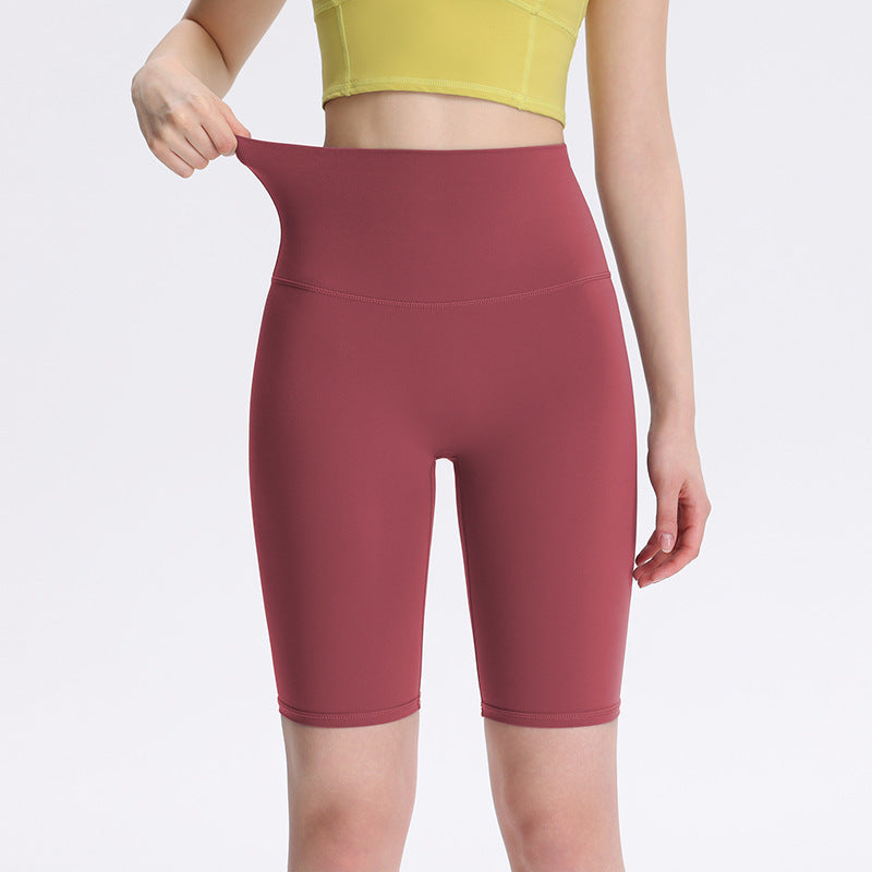 Women's High-Waisted Yoga Cycling Shorts Quick-Dry Fitness