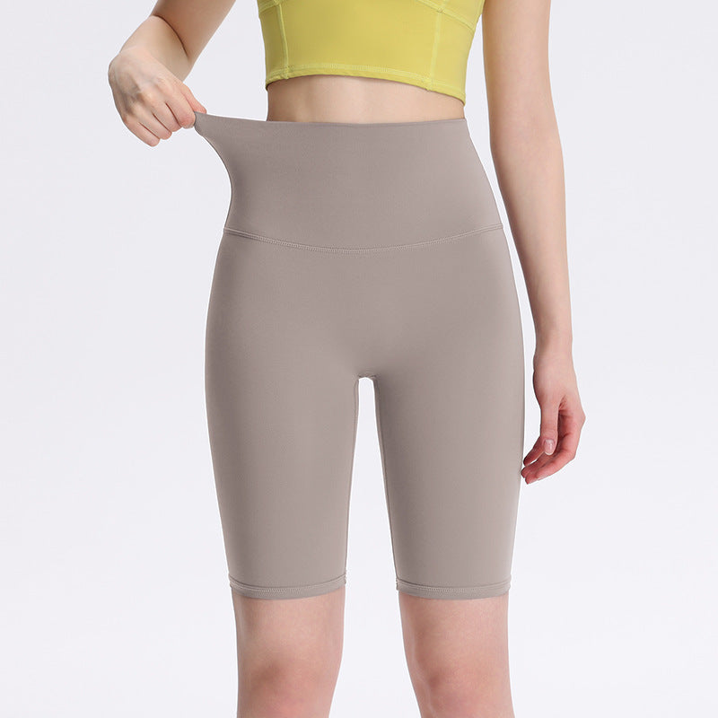 Women's High-Waisted Yoga Cycling Shorts Quick-Dry Fitness