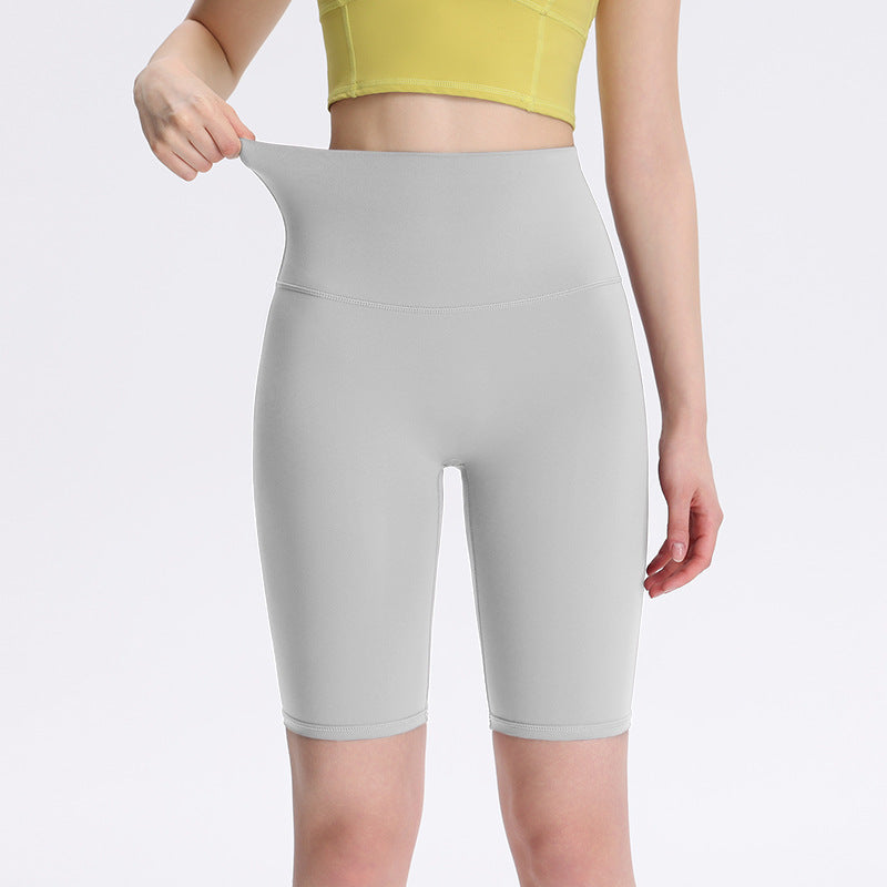 Women's High-Waisted Yoga Cycling Shorts Quick-Dry Fitness