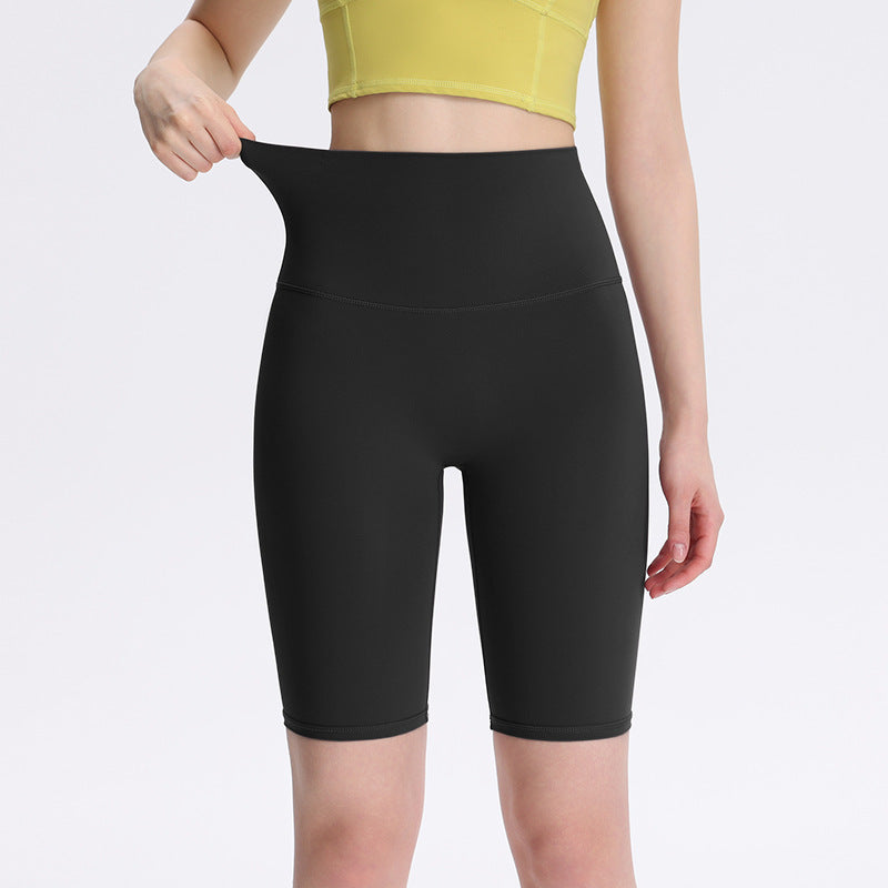 Women's High-Waisted Yoga Cycling Shorts Quick-Dry Fitness