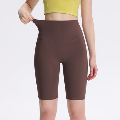 Women's High-Waisted Yoga Cycling Shorts Quick-Dry Fitness