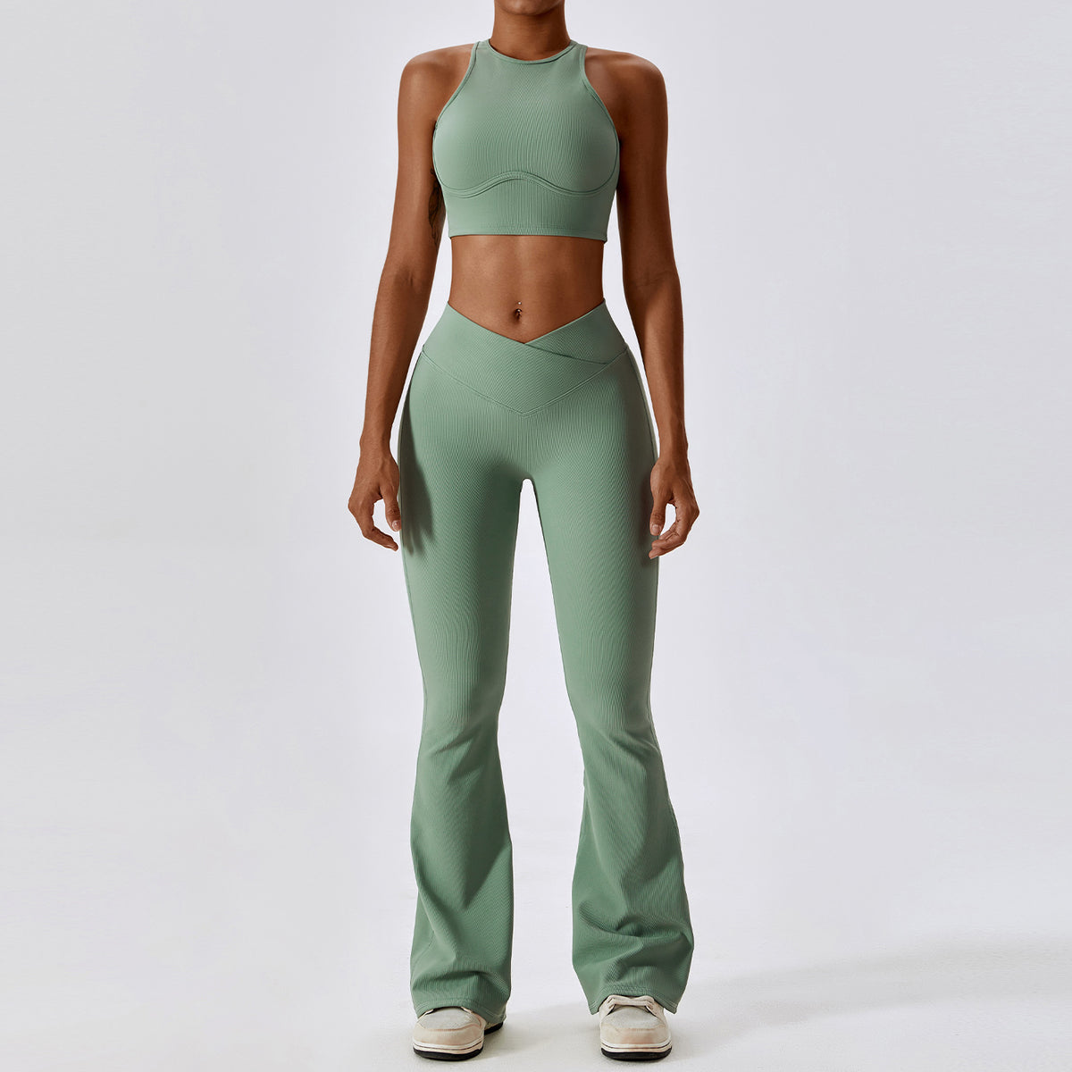 Women's High-Waisted Yoga with Tummy Control and Quick-Dry Fabric