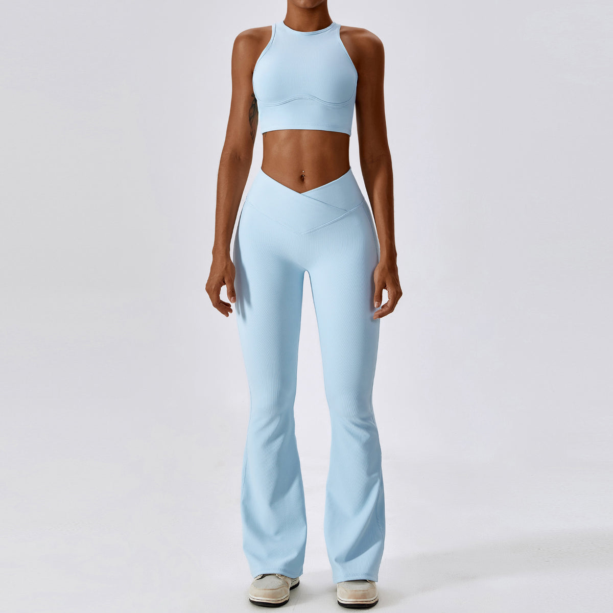 Women's High-Waisted Yoga with Tummy Control and Quick-Dry Fabric