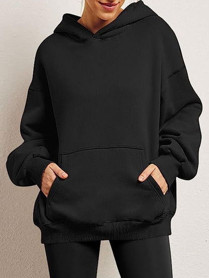 Women's Hooded Sweater Casual Pullover
