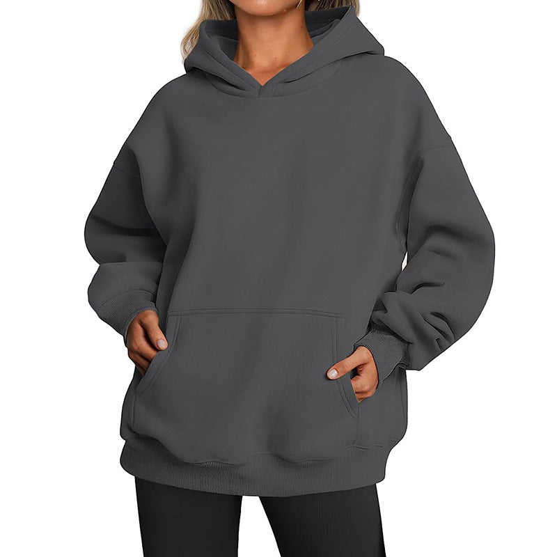 Women's Hooded Sweater Casual Pullover