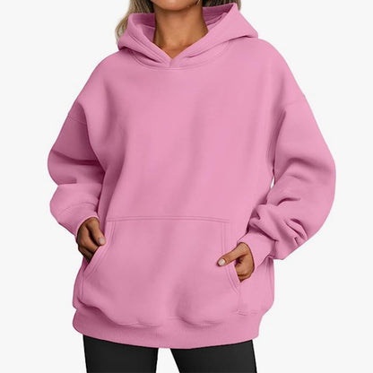Women's Hooded Sweater Casual Pullover