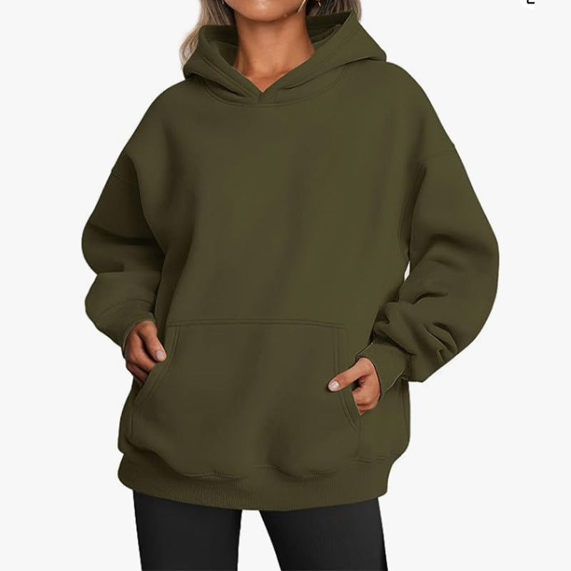 Women's Hooded Sweater Casual Pullover