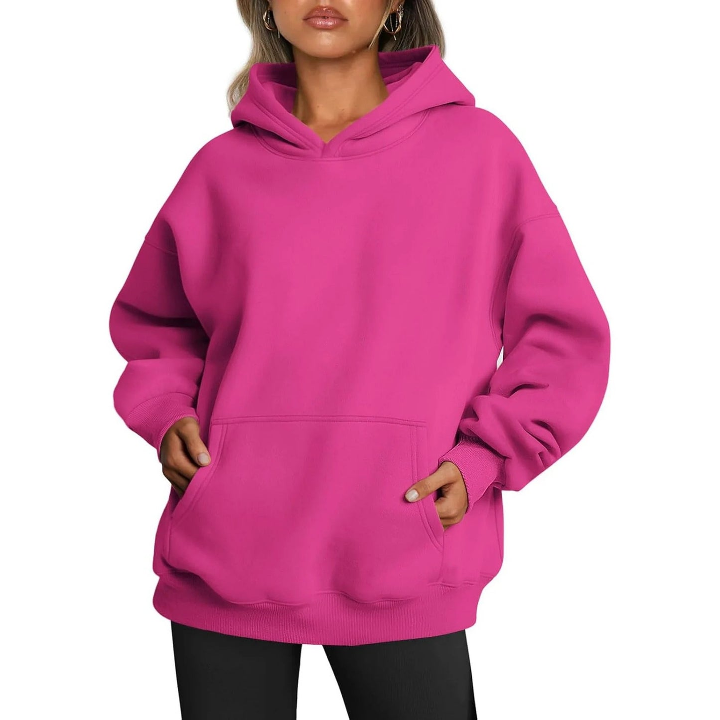 Women's Hooded Sweater Casual Pullover