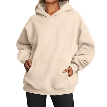 Women's Hooded Sweater Casual Pullover