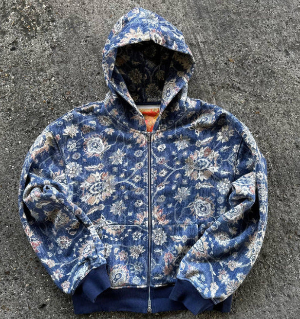 Women's Hooded Zip-Up Cardigan