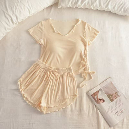 Women's Ice Silk Pajama Set