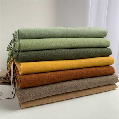 Women's Imitation Cashmere Tassel Scarf