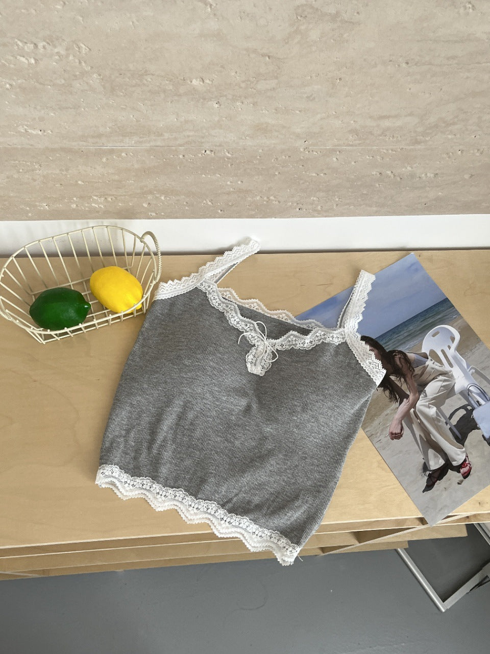 Women's Lace Camisole with Breast Pads