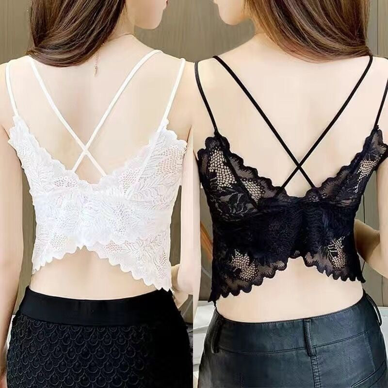 Women's Lace Camisole with Built-in Padding