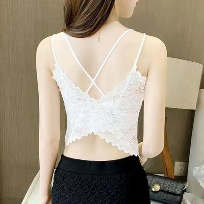 Women's Lace Camisole with Built-in Padding