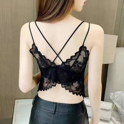 Women's Lace Camisole with Built-in Padding