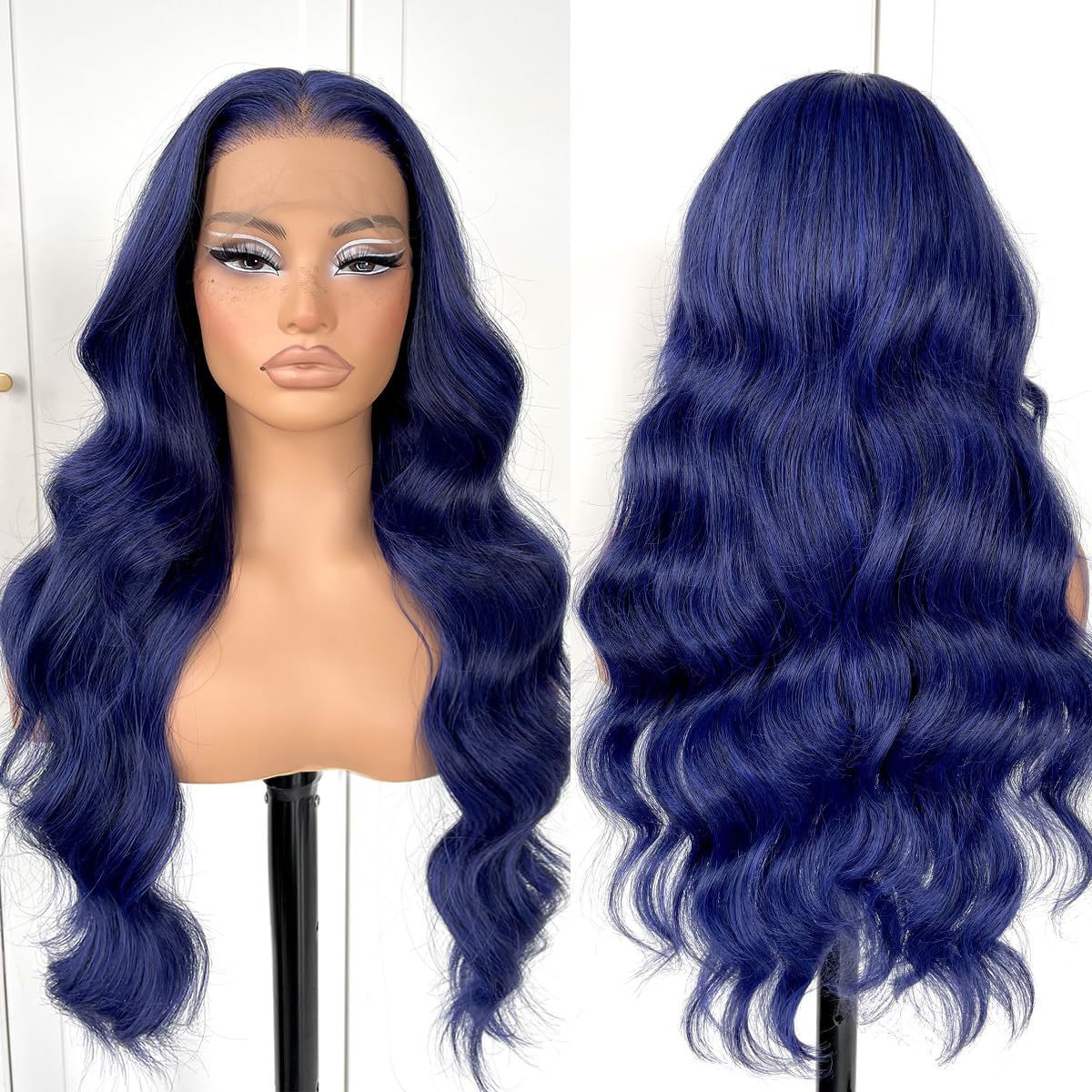 Women's Lace Front Synthetic Wig Long Curly Hair