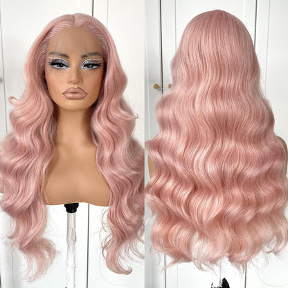 Women's Lace Front Synthetic Wig Long Curly Hair