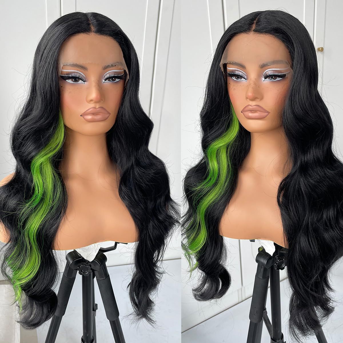 Women's Lace Front Synthetic Wig Long Curly Hair