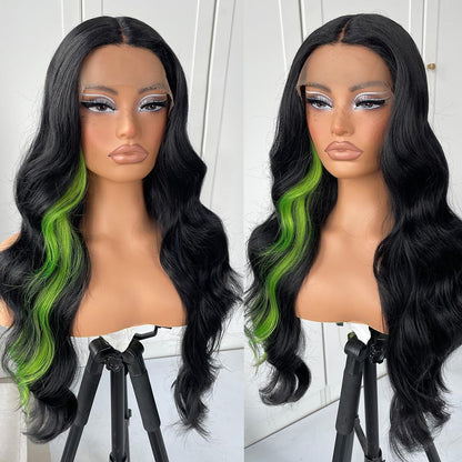 Women's Lace Front Synthetic Wig Long Curly Hair