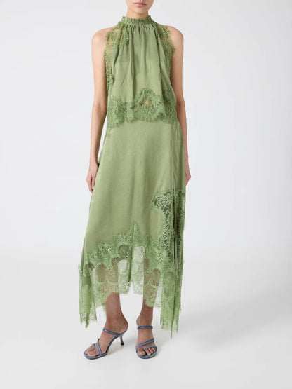 Women's Lace Sleeveless Two-Piece Dress