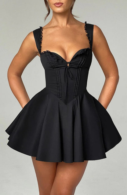Women's Lace V-Neck Summer Sleeveless Dress