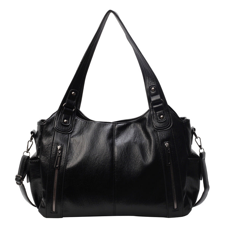 Women's Large Capacity PU Leather Tote Bag