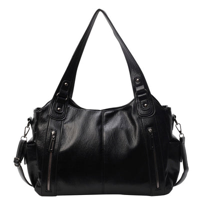 Women's Large Capacity PU Leather Tote Bag