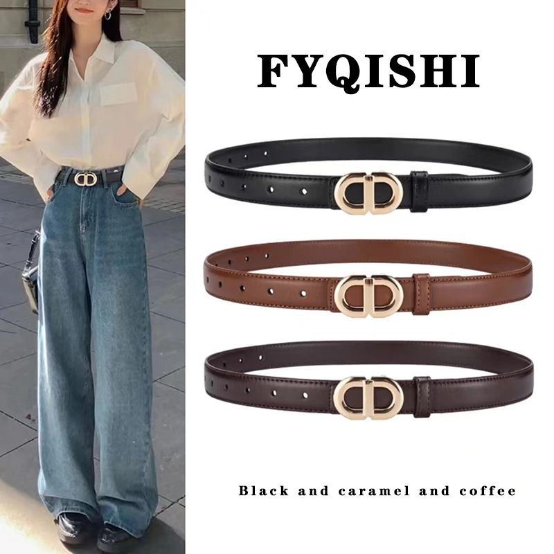 Women's leather belt