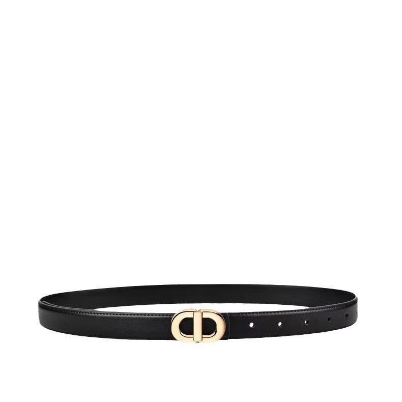 Women's leather belt