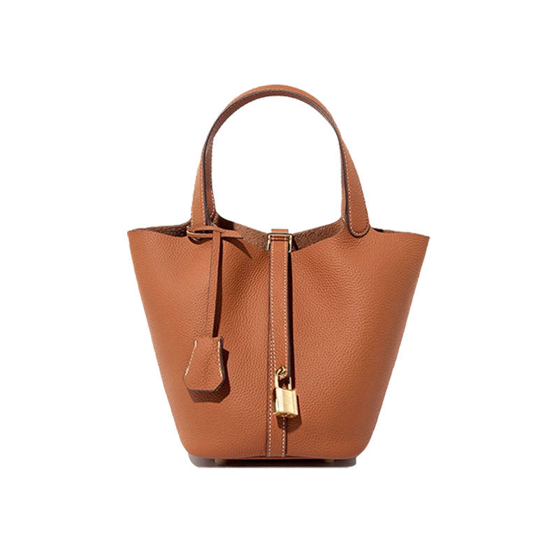 Women's Leather Bucket Bag