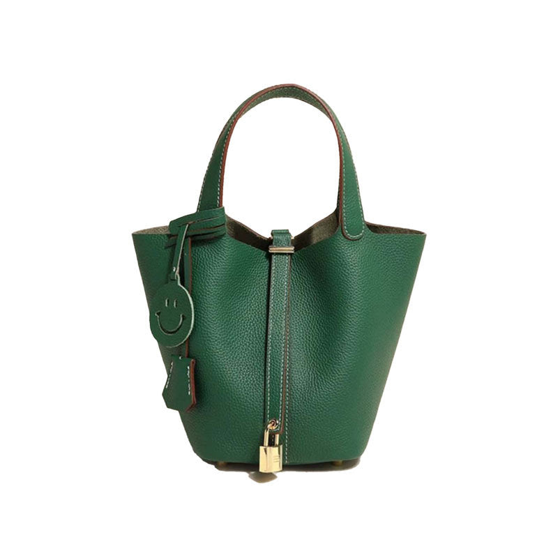 Women's Leather Bucket Bag