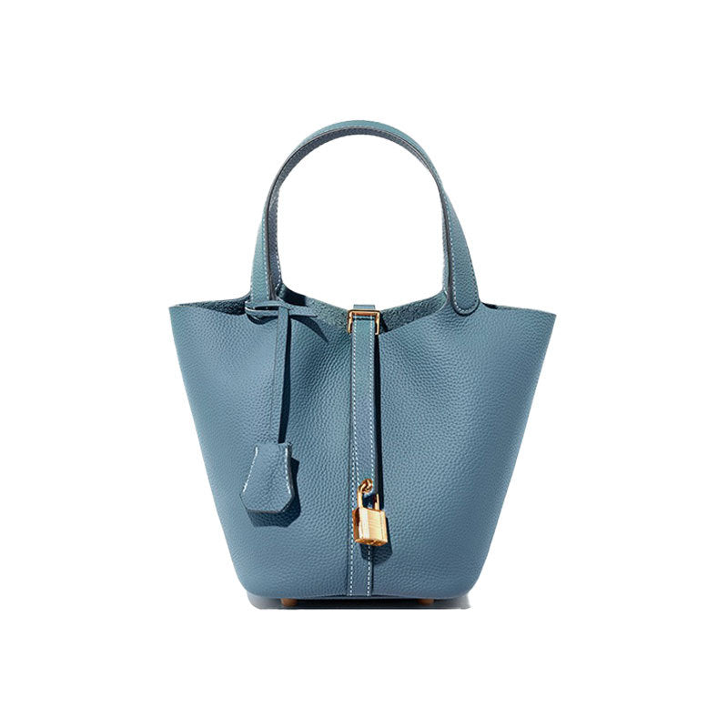 Women's Leather Bucket Bag