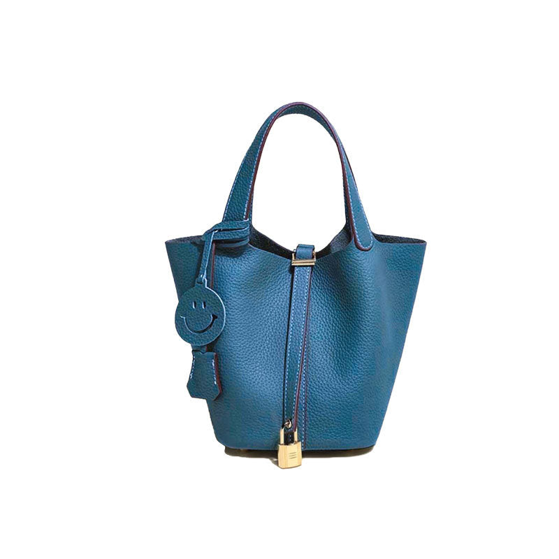 Women's Leather Bucket Bag