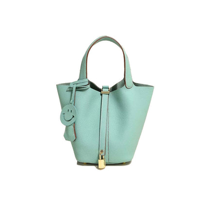 Women's Leather Bucket Bag