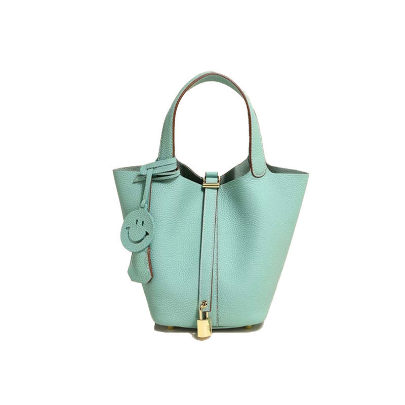 Women's Leather Bucket Bag