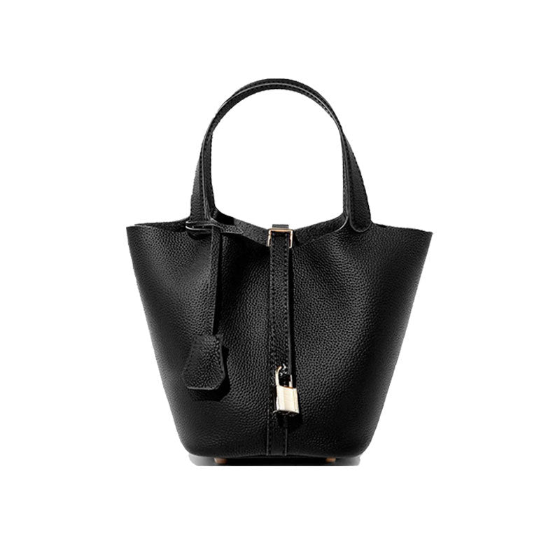 Women's Leather Bucket Bag